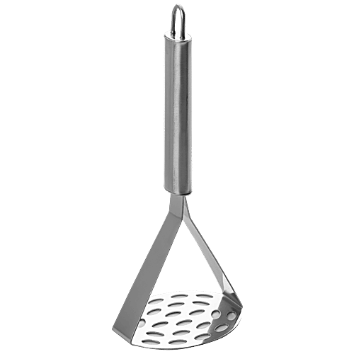 Elephant  Steel Potato/Vegetable Masher - Round, 25.5 cm, 1 pc  