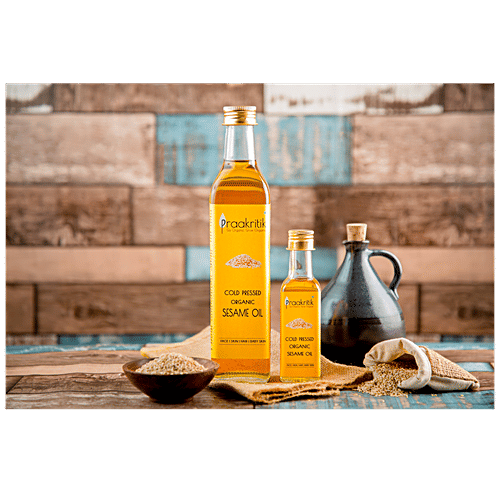 Praakritik Organic Sesame Oil, 100 ml  