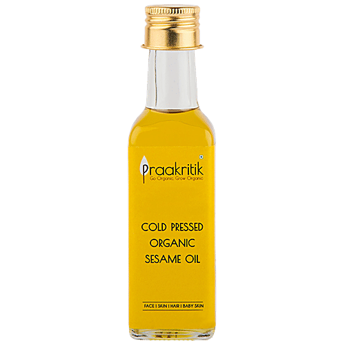 Praakritik Organic Sesame Oil, 100 ml  