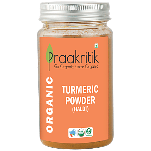 Praakritik Organic Haldi - High Curcumin, 100 g  