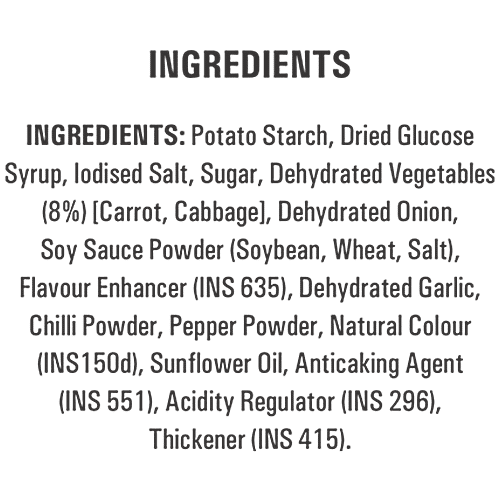 Ching's Secret Manchow Noodles Instant Soup - Real Vegetables, 20 g  