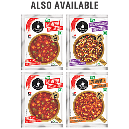 Ching's Secret Manchow Noodles Instant Soup - Real Vegetables, 20 g  