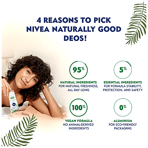 Nivea Naturally Good Deodorant - Bio Aloe Vera With Natural Fresh Skin Feel, 75 ml  