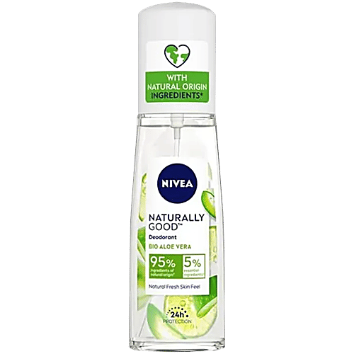Nivea Naturally Good Deodorant - Bio Aloe Vera With Natural Fresh Skin Feel, 75 ml  