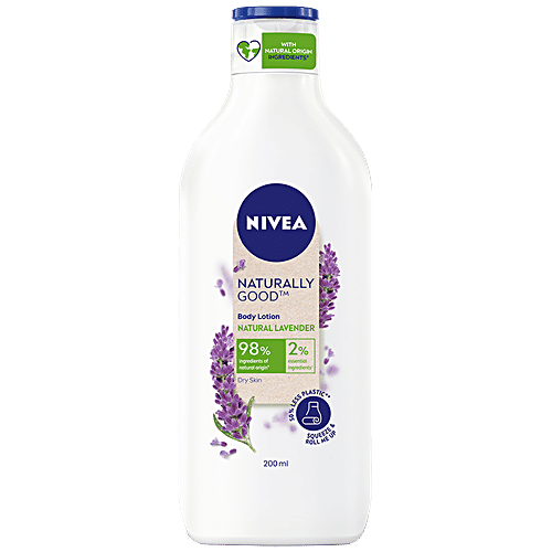 Buy NIVEA Naturally Good Body Lotion For Dry Skin With No Parabens, Natural Lavender Online at
