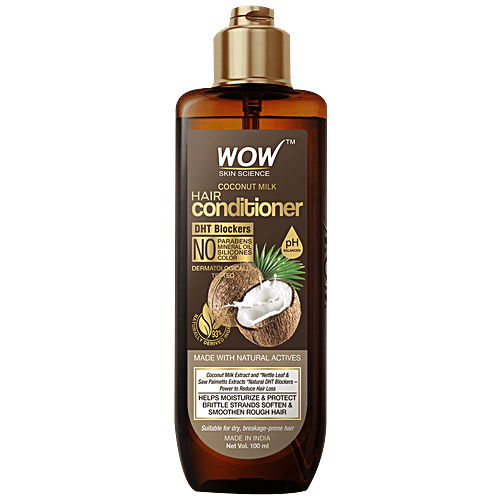 Wow Skin Science Coconut Milk Conditioner - No Parabens, pH Balances, 100 ml