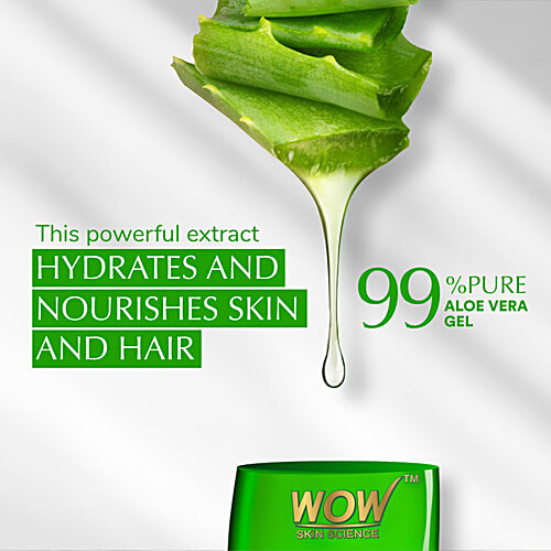 Wow Skin Science Aloe Vera Gel - Multipurpose For Skin & Hair, 60 ml  