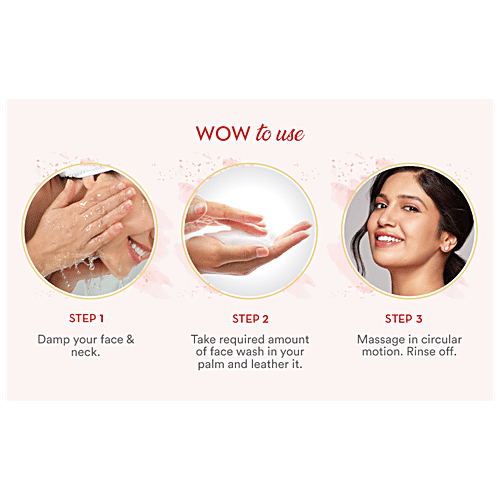 Wow Skin Science Apple Cider Vinegar Foaming Face Wash With Built-in Face Brush For Deep Cleansing, 150 ml