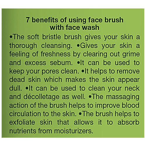 Wow Skin Science Green Tea Foaming Face Wash - Built-In Face Brush, For Deep Cleansing, 150 ml