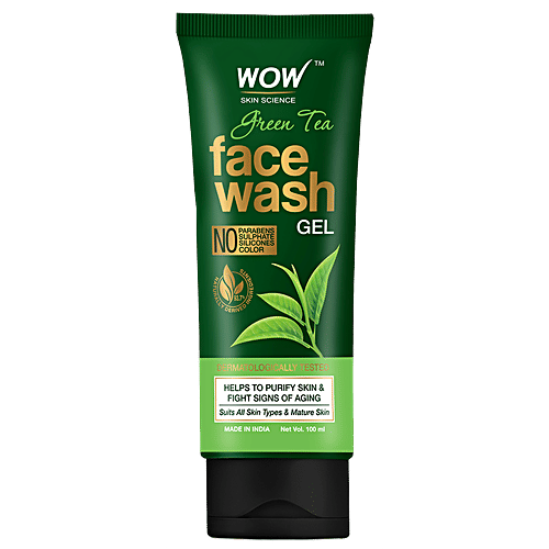 Buy Wow Skin Science Green Tea Face Wash Gel Purify Skin & Fights