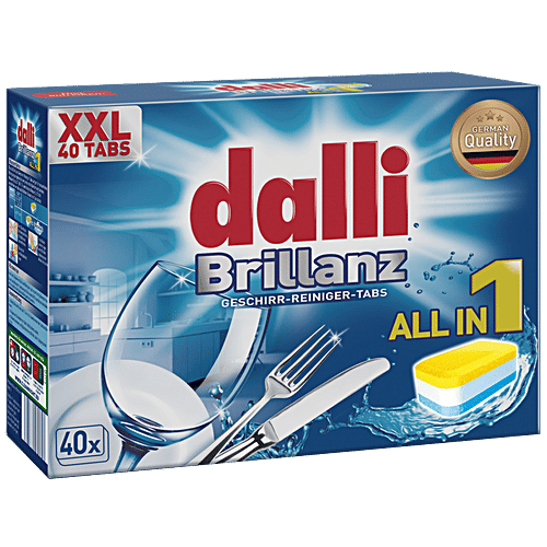 Buy Dalli Dishwasher Tablets Brillanz All In One Automatic, XXL