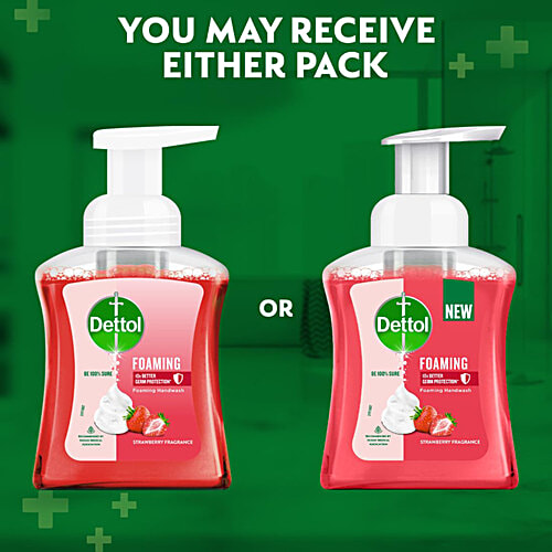 Dettol Strawberry Fragrance Foaming Handwash, 250 ml