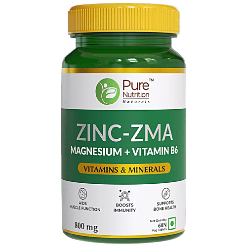 Buy Pure Nutrition ZincZMA tablets for Men & Women to Boost Immunity