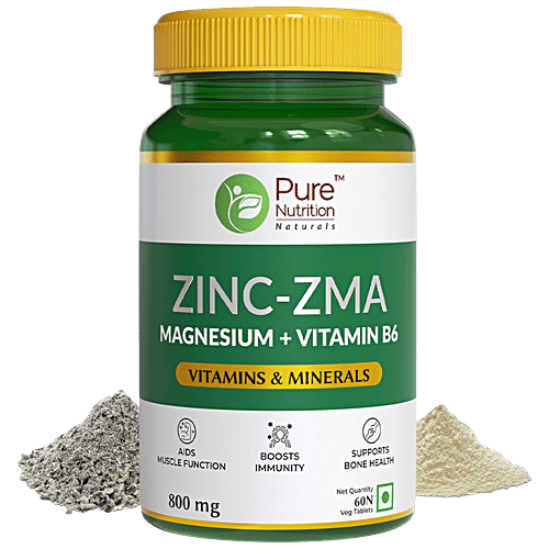 Buy Pure Nutrition ZincZMA tablets for Men & Women to Boost Immunity