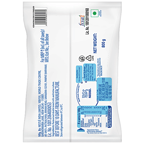 Nestle A+ Dahi - Rich & Creamy, 800 g Pouch