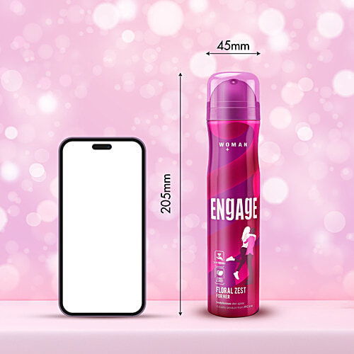 Engage Floral Zest Bodylicious Deo Spray - For Women, 150 ml