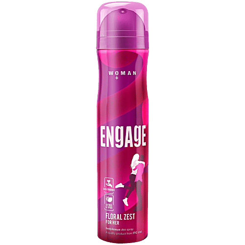Engage Floral Zest Bodylicious Deo Spray - For Women, 150 ml