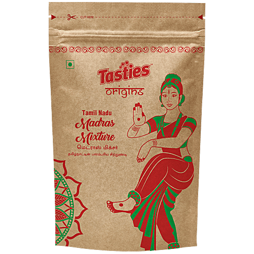 Tasties Origins Tamil Nadu Madras Mixture, 150 g Namkeen