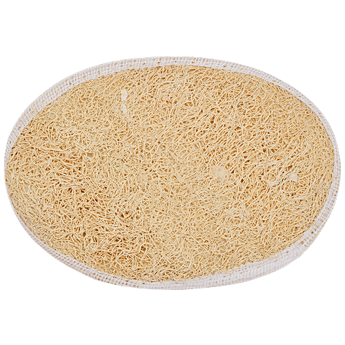 Bamboooz Shower Loofah/Bath Sponge/Natural Scrubber, 2 pcs  