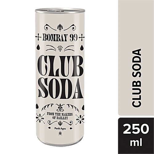 Bombay 99 Club Soda, 250 ml Can 