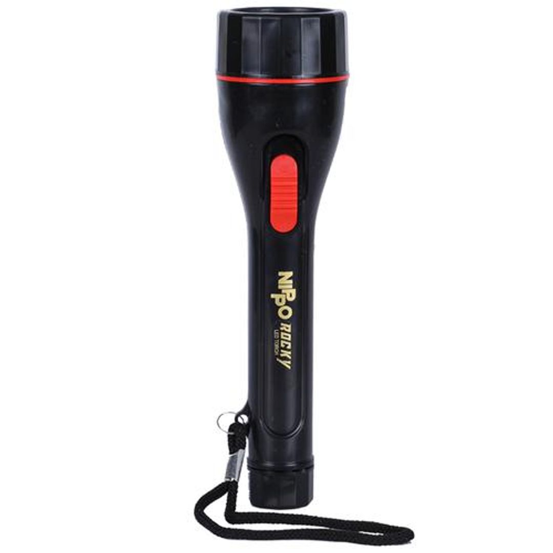 Nippo Rocky LED Torch - Plastic, Durable, 1 pc 