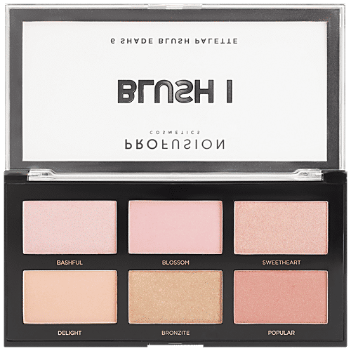 Profusion Cosmetics Blush Palette - 6 Shades, 15.60 g Mini Artistry Blush 1 
