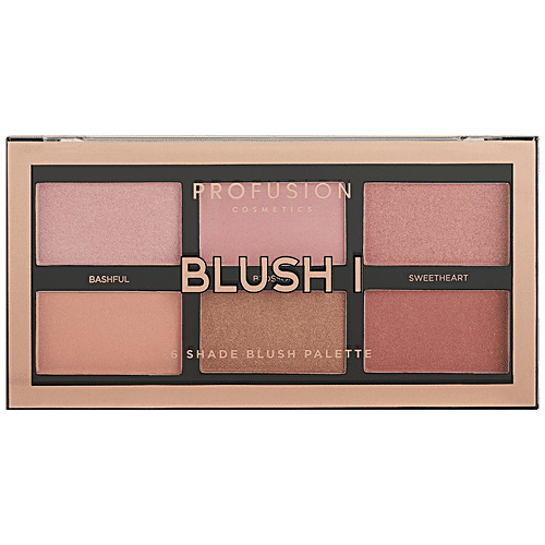 Profusion Cosmetics Blush Palette - 6 Shades, 15.60 g Mini Artistry Blush 1 