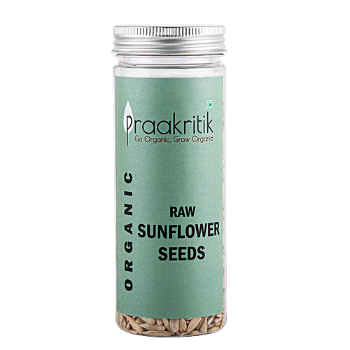 Buy Praakritik Organic Raw Sunflower Seeds Rich In Protein & Healthy