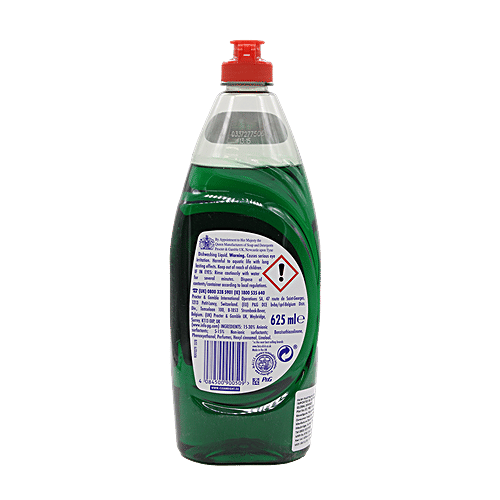Fairy Dishwashing Platinum Quick Wash Washing Up Liquid - Original, 625 ml