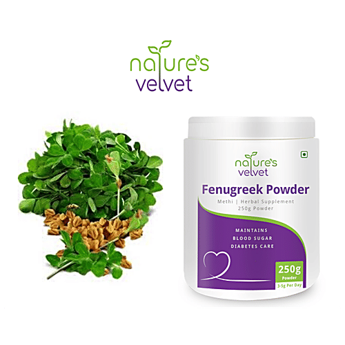 Buy Natures Velvet Fenugreek Herbal Supplement Maintains Blood Sugar