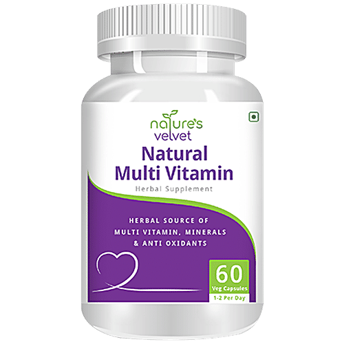 Buy Natures Velvet Multivitamins Herbal Supplement Capsules With Natural Minerals