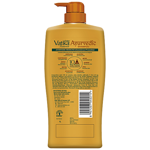 Buy Dabur Vatika Ayurvedic Shampoo Damage Therapy Online at Best