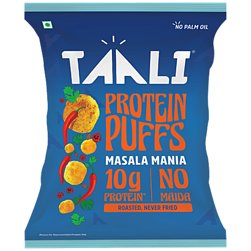 Taali Masala Mania Roasted Protein Puffs, 60 g  