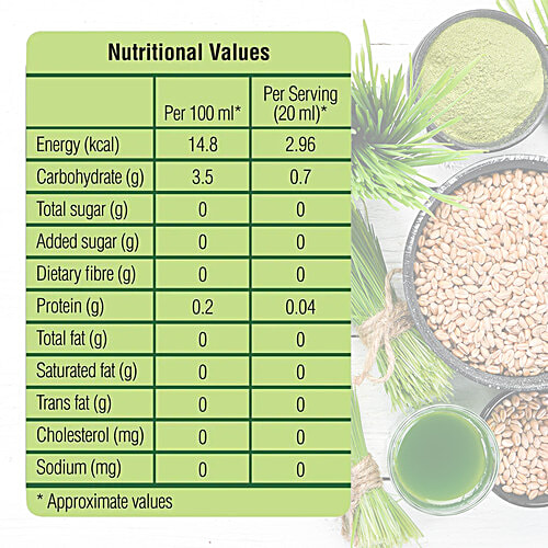 indiSecrets Wheatgrass Juice, 500 ml