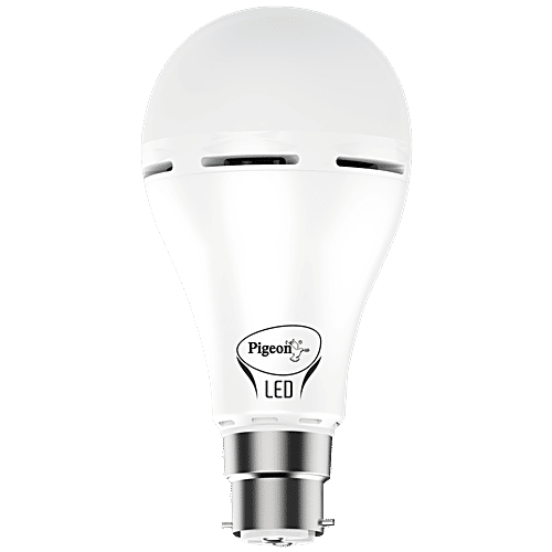 Pigeon by Stovekraft Rechargeable Emergency Inverter LED Bulb - 9W, White, 1 pc  Rechargeable 9W LED Emergency Bulb