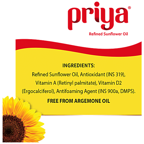 Buy Priya Refined Sunflower Oil Online at Best Price of Rs 234 bigbasket