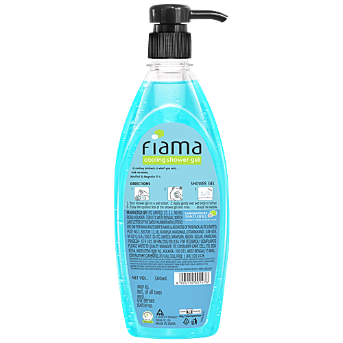 Buy Fiama Cooling Shower Gel With Menthol, Magnolia & Skin