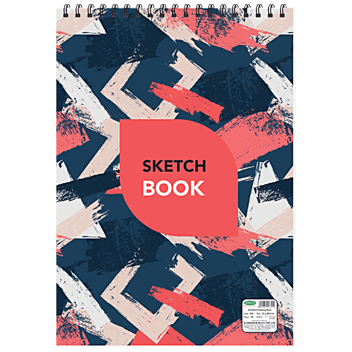 Sundaram Sketch Book - A4, 36 Pages, Assorted, 1 pc  