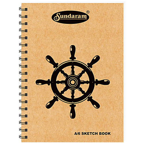 Sundaram A6 Sketch Book - 100 Pages, 1 pc