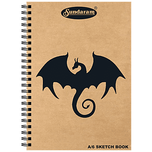 Sundaram A6 Sketch Book - 100 Pages, 1 pc