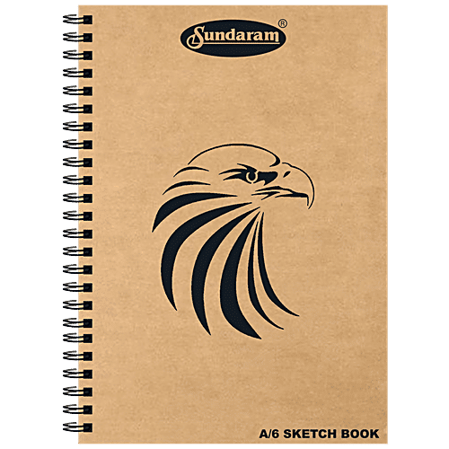 Sundaram A6 Sketch Book - 100 Pages, 1 pc