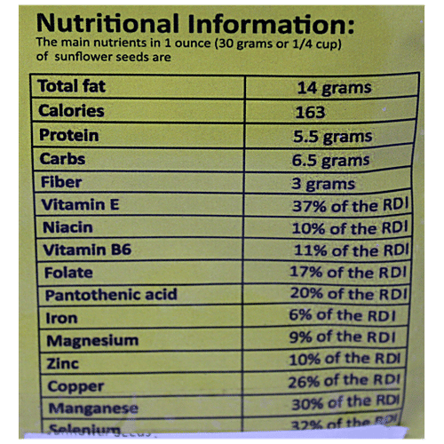 Buy Fitness mantra Sunflower Seeds Online at Best Price - bigbasket