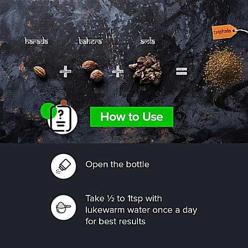 indiSecrets Organic Triphala Powder, 150 g  