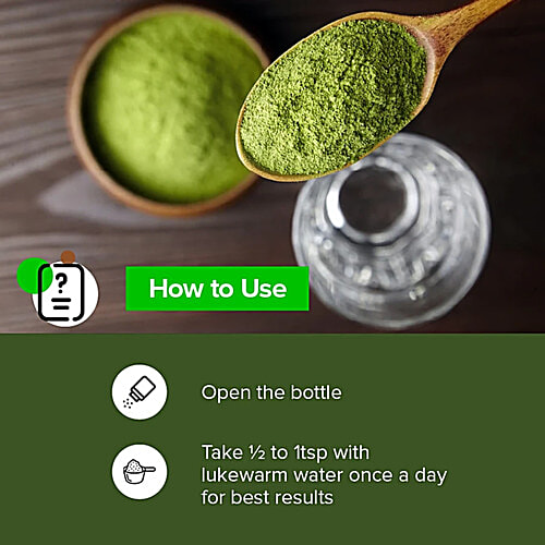 indiSecrets Organic Wheatgrass Powder, 75 g