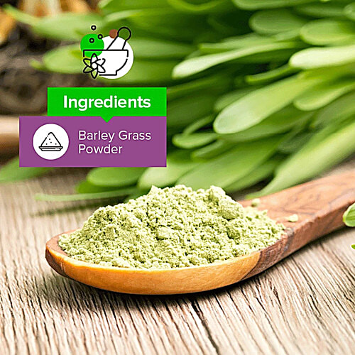 indiSecrets Organic Barley Grass Powder - Aids Detox, Stimulates Metabolism, 100 g