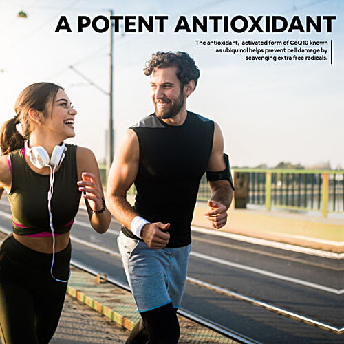 Carbamide Forte Coenzyme Q10 120mg + Piperine 6mg Vegetarian Tablets - For Heart Health, 60 pcs  