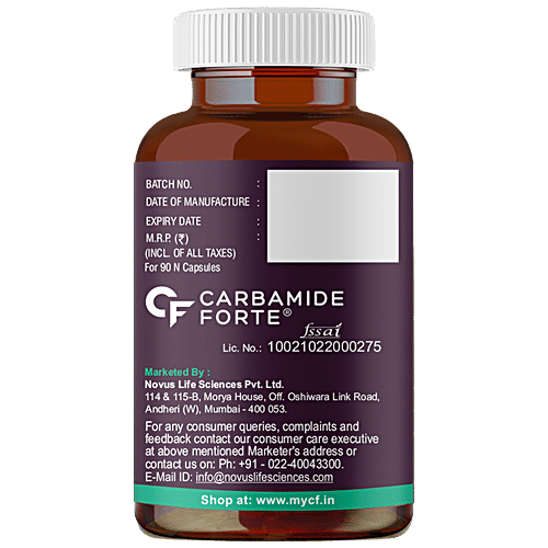 Carbamide Forte Omega 3 Fish Oil 1250mg Softgel Capsules - For Healthy Heart, 90 pcs  