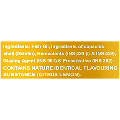 Carbamide Forte Triple Strength Omega 3 Fish Oil 1400mg Softgel Capsules - For Heart & Brain, 90 pcs  