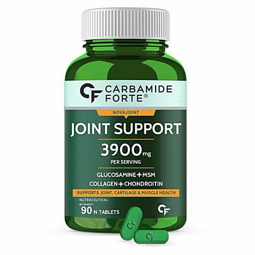 Carbamide Forte Joint Support Supplement - With Glucosamine & Vitamins, For Muscle Health, 90 pcs
