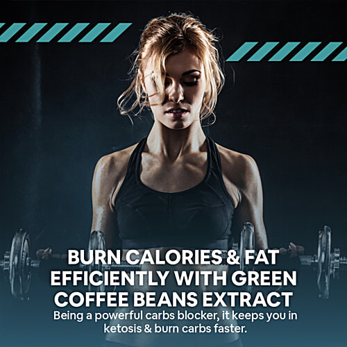 Carbamide Forte Keto-5x Tablets - With Garcinia Cambogia, & Green Coffee Bean Extract, Weight Loss Supplement, 60 pcs  